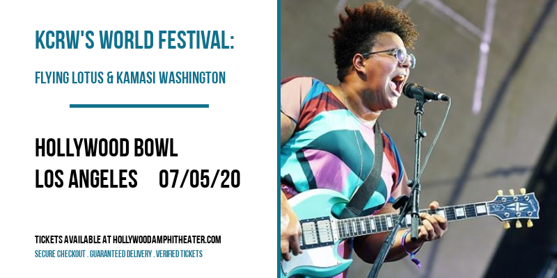 KCRW's World Festival: Flying Lotus & Kamasi Washington at Hollywood Bowl tickets KCRW's World Festival: Flying Lotus & Kamasi Washington at Hollywood Bowl