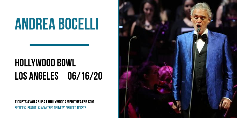Andrea Bocelli at Hollywood Bowl tickets Andrea Bocelli at Hollywood Bowl