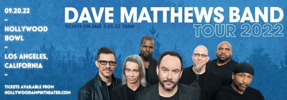 Dave Matthews Band at Hollywood Bowl tickets Dave Matthews Band at Hollywood Bowl