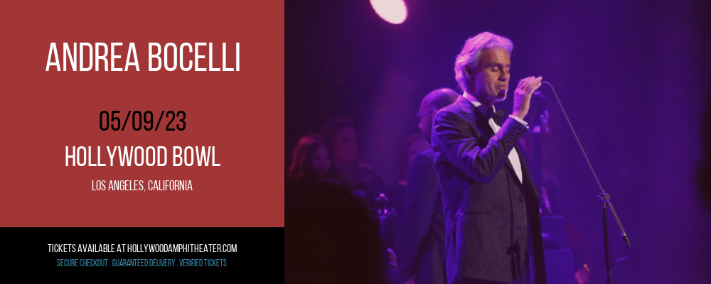 Andrea Bocelli at Hollywood Bowl tickets Andrea Bocelli at Hollywood Bowl