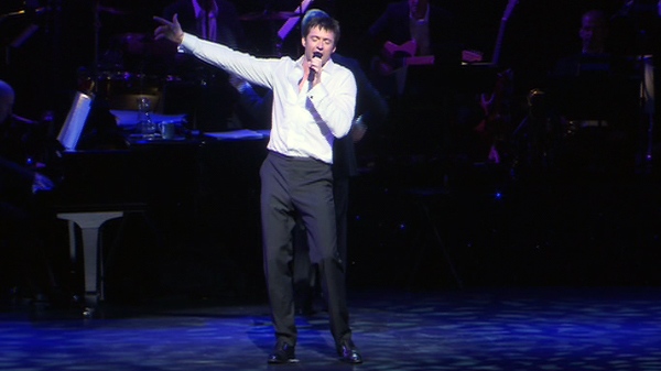Hugh Jackman at Hollywood Bowl