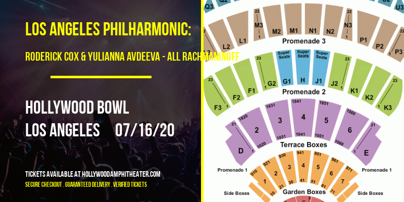Los Angeles Philharmonic: Roderick Cox & Yulianna Avdeeva - All Rachmaninoff at Hollywood Bowl tickets Los Angeles Philharmonic: Roderick Cox & Yulianna Avdeeva - All Rachmaninoff at Hollywood Bowl