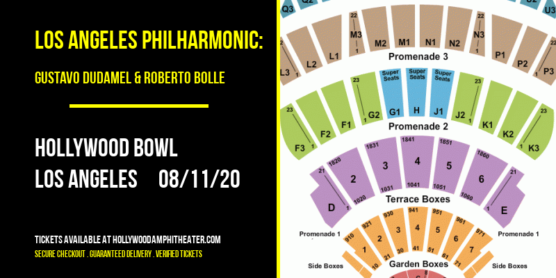 Los Angeles Philharmonic: Gustavo Dudamel & Roberto Bolle at Hollywood Bowl tickets Los Angeles Philharmonic: Gustavo Dudamel & Roberto Bolle at Hollywood Bowl