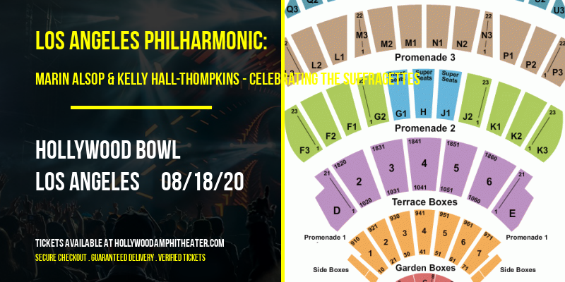 Los Angeles Philharmonic: Marin Alsop & Kelly Hall-Thompkins - Celebrating the Suffragettes at Hollywood Bowl tickets Los Angeles Philharmonic: Marin Alsop & Kelly Hall-Thompkins - Celebrating the Suffragettes at Hollywood Bowl