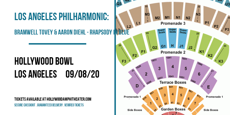 Los Angeles Philharmonic: Bramwell Tovey & Aaron Diehl - Rhapsody in Blue at Hollywood Bowl tickets Los Angeles Philharmonic: Bramwell Tovey & Aaron Diehl - Rhapsody in Blue at Hollywood Bowl