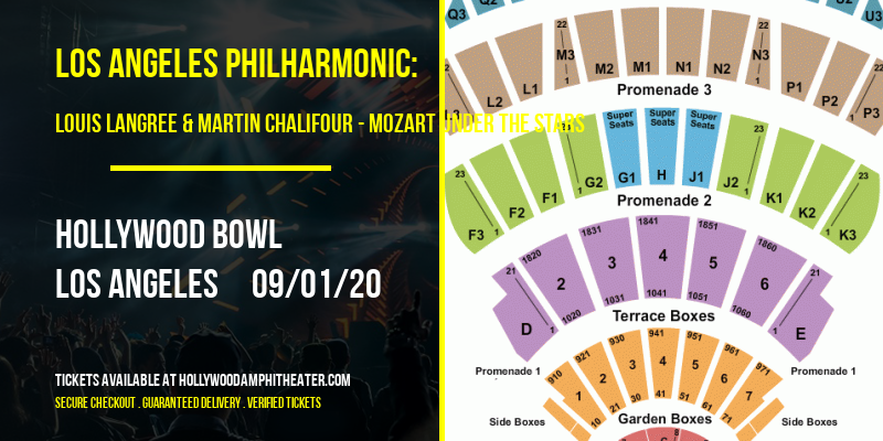 Los Angeles Philharmonic: Louis Langree & Martin Chalifour - Mozart Under the Stars at Hollywood Bowl tickets Los Angeles Philharmonic: Louis Langree & Martin Chalifour - Mozart Under the Stars at Hollywood Bowl