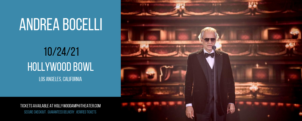 Andrea Bocelli at Hollywood Bowl tickets Andrea Bocelli at Hollywood Bowl