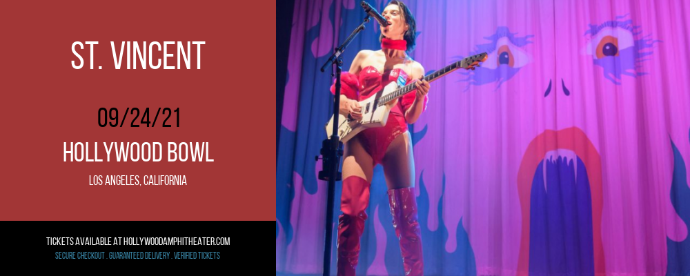 St. Vincent at Hollywood Bowl tickets St. Vincent at Hollywood Bowl