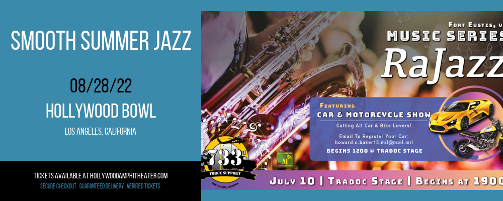 Smooth Summer Jazz at Hollywood Bowl tickets Smooth Summer Jazz at Hollywood Bowl