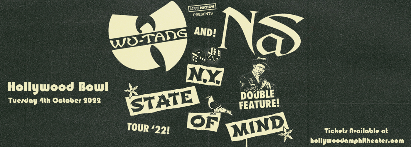 Nas & Wu-Tang Clan at Hollywood Bowl tickets Nas & Wu-Tang Clan at Hollywood Bowl