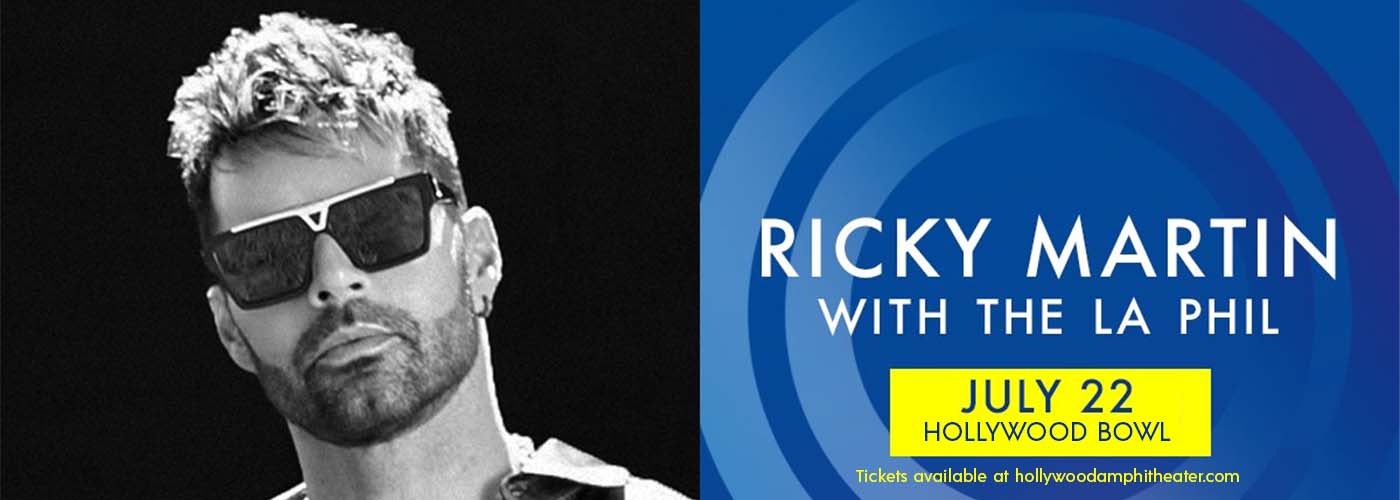 Ricky Martin at Hollywood Bowl tickets Ricky Martin at Hollywood Bowl