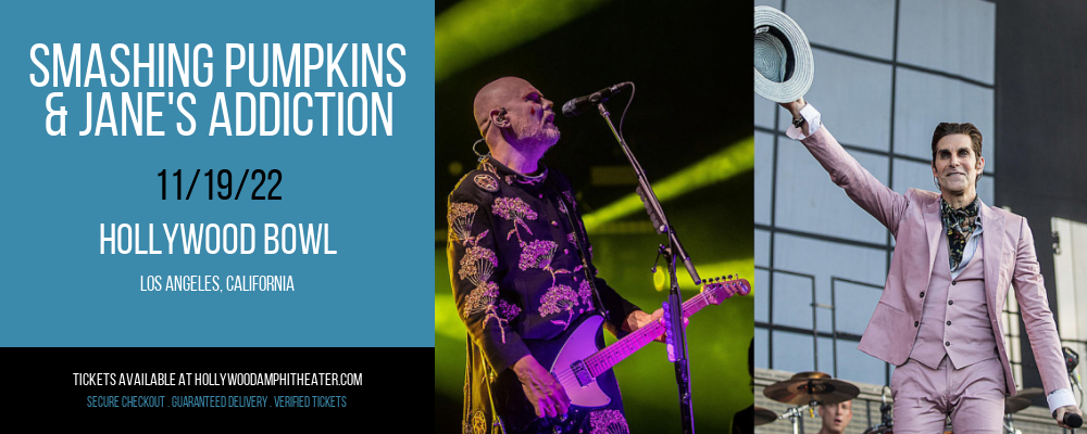 Smashing Pumpkins & Jane's Addiction at Hollywood Bowl tickets Smashing Pumpkins & Jane's Addiction at Hollywood Bowl