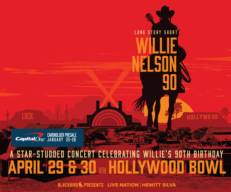 Willie Nelson 90 - Sunday at Hollywood Bowl