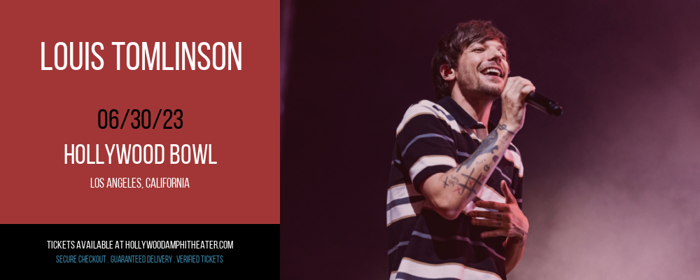 Louis Tomlinson at Hollywood Bowl tickets Louis Tomlinson at Hollywood Bowl