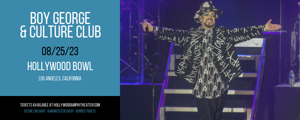 Boy George & Culture Club at Hollywood Bowl tickets Boy George & Culture Club at Hollywood Bowl