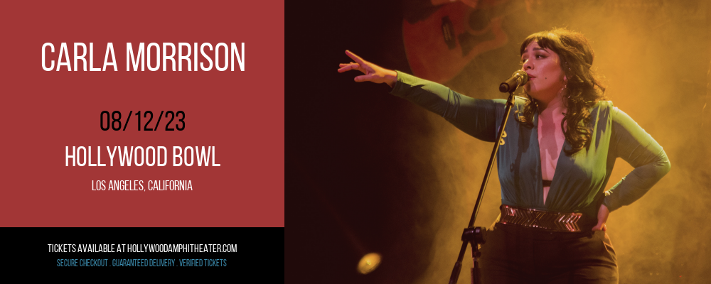 Carla Morrison at Hollywood Bowl tickets Carla Morrison at Hollywood Bowl