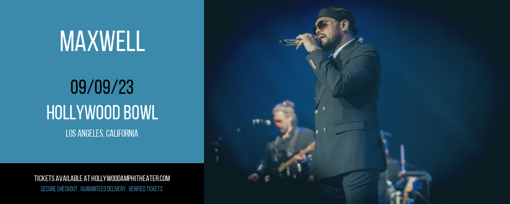 Maxwell at Hollywood Bowl tickets Maxwell at Hollywood Bowl