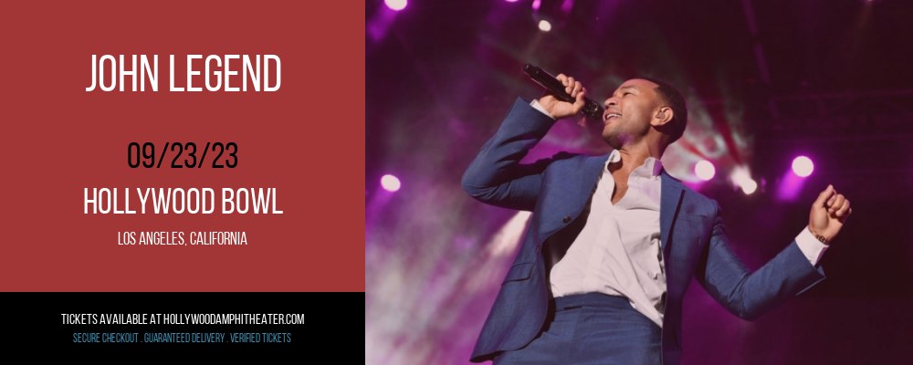 John Legend at Hollywood Bowl tickets John Legend at Hollywood Bowl