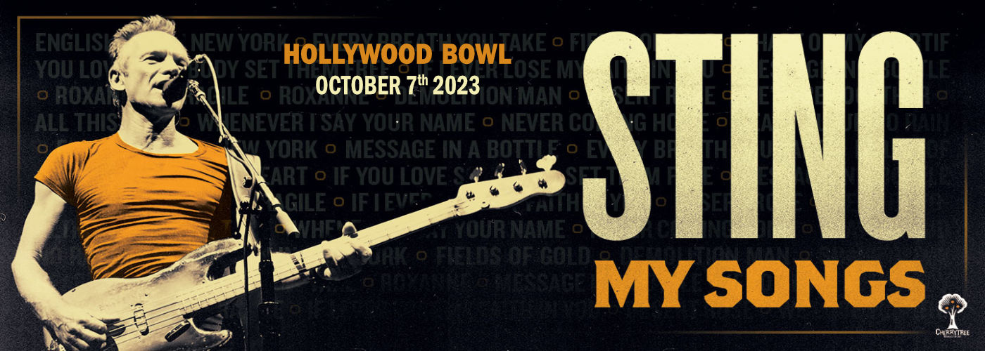 Sting at Hollywood Bowl tickets Sting at Hollywood Bowl