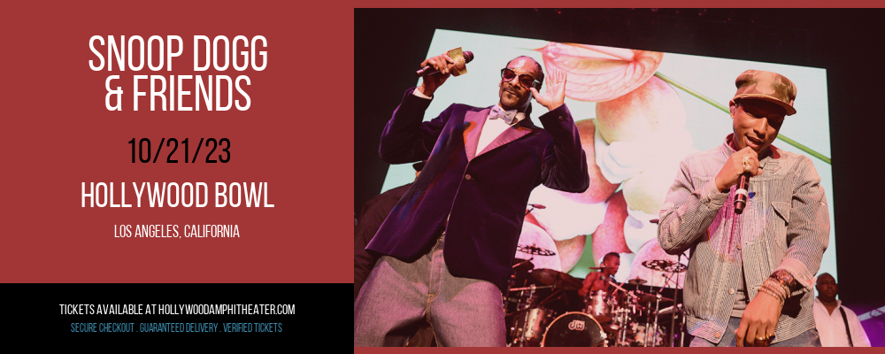 Snoop Dogg & Friends at Hollywood Bowl tickets Snoop Dogg & Friends at Hollywood Bowl