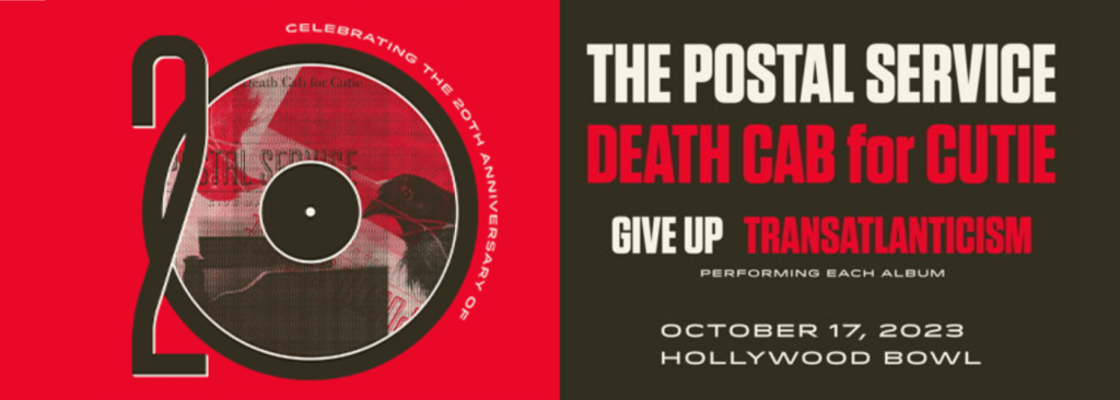 The Postal Service & Death Cab for Cutie at Hollywood Bowl