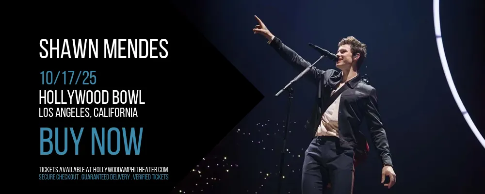 Shawn Mendes at Hollywood Bowl